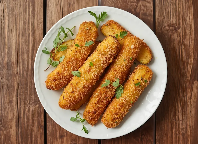 Abobrinha à Milanesa