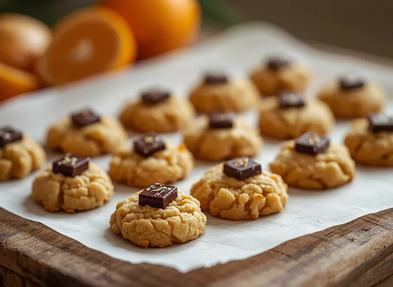 Biscoitinhos Crocantes de Laranja