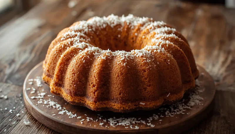 Bolo de Abóbora com Coco
