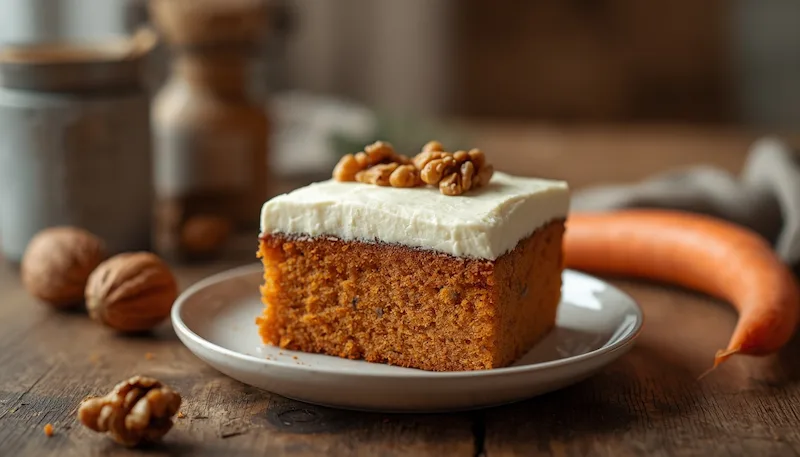 Bolo de Cenoura com Nozes