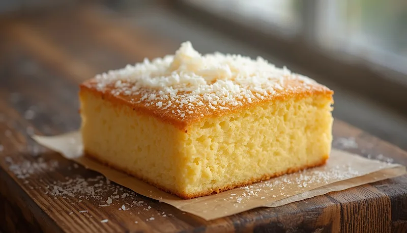 Bolo Fofinho de Coco de Micro-ondas (ou no forno)
