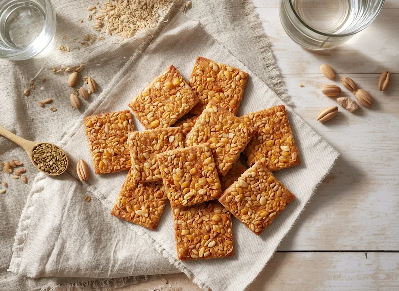Cream Cracker de Gergelim