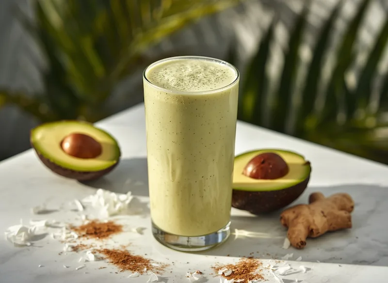 Vitamina de Abacate com Coco