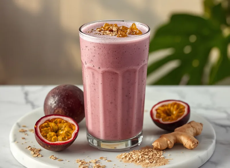 Vitamina de Maracujá com Fibras
